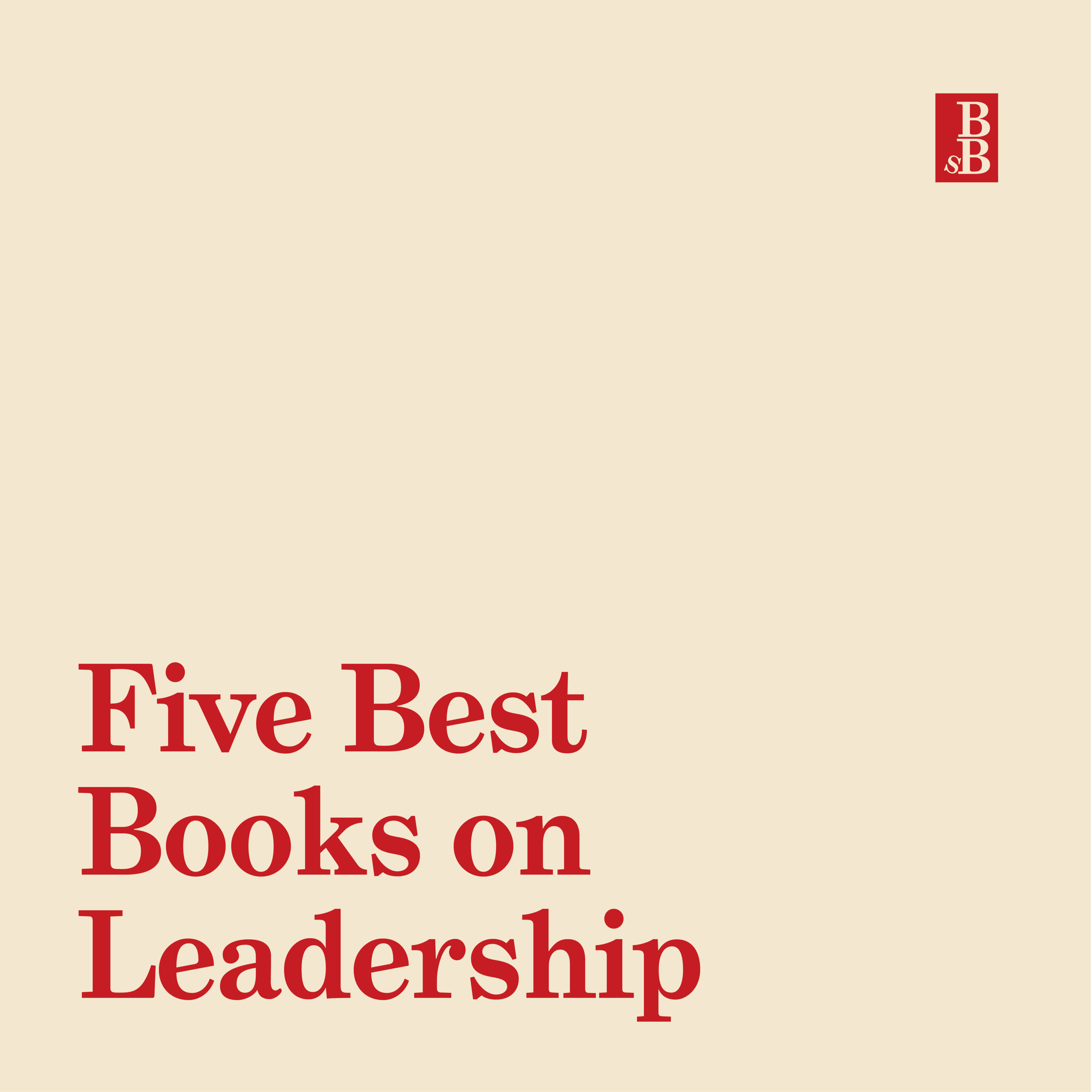 Special: five best books on leadership Image