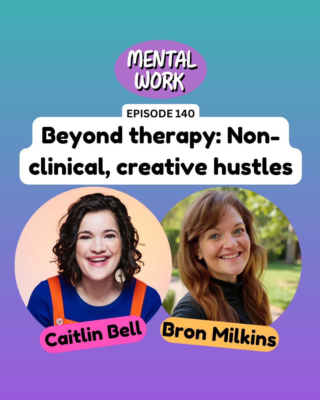 Beyond therapy: Non-clinical creative hustles (with Caitlin Bell)