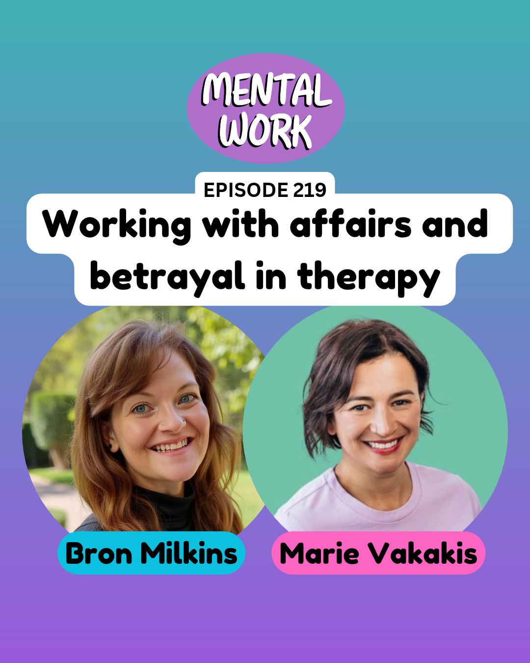 Working with affairs and betrayal in therapy (with Marie Vakakis)
