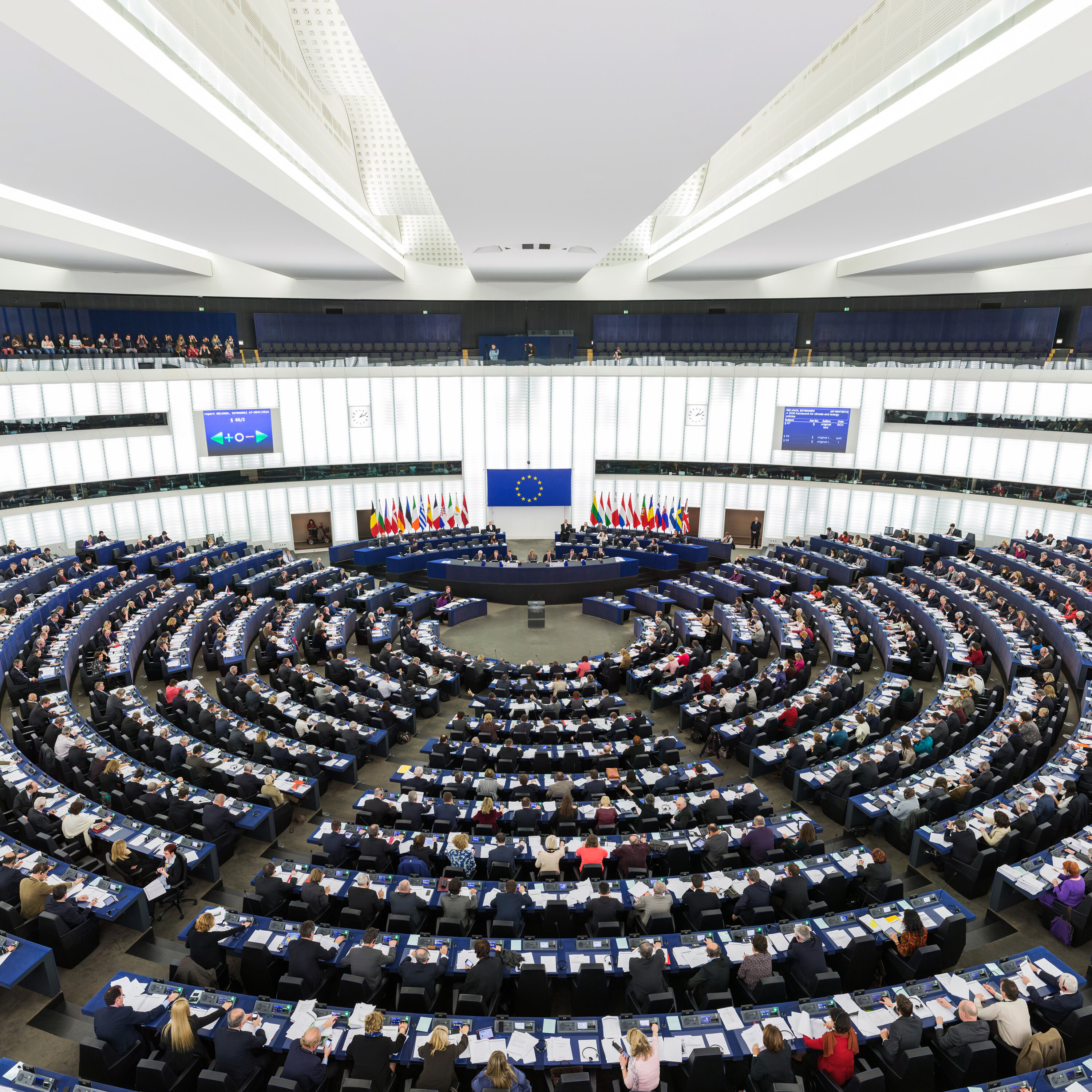 Parlamento Europeo, grupos de grillos y estorninos