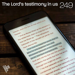 The Lord's testimony in us - Pr Mark Wickstein - 249