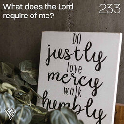 What does the Lord require of me? - Pr Sascha Bramao - 233