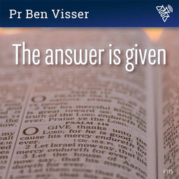 The answer is given - Pr Ben Visser - 115