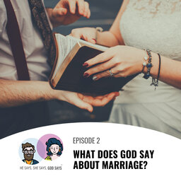 What does God say about Marriage?