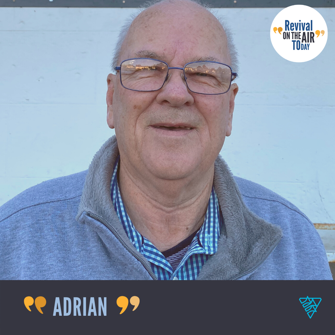 Adrian was trapped by a bushfire