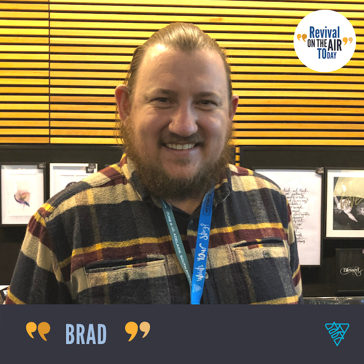 Brad is set free from anger and bitterness