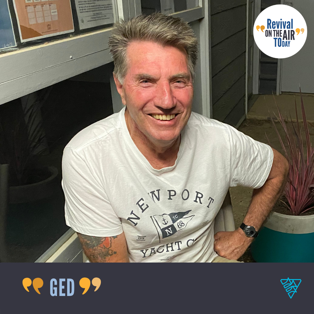 Ged is healed of a stroke in front of the Doctor's eyes