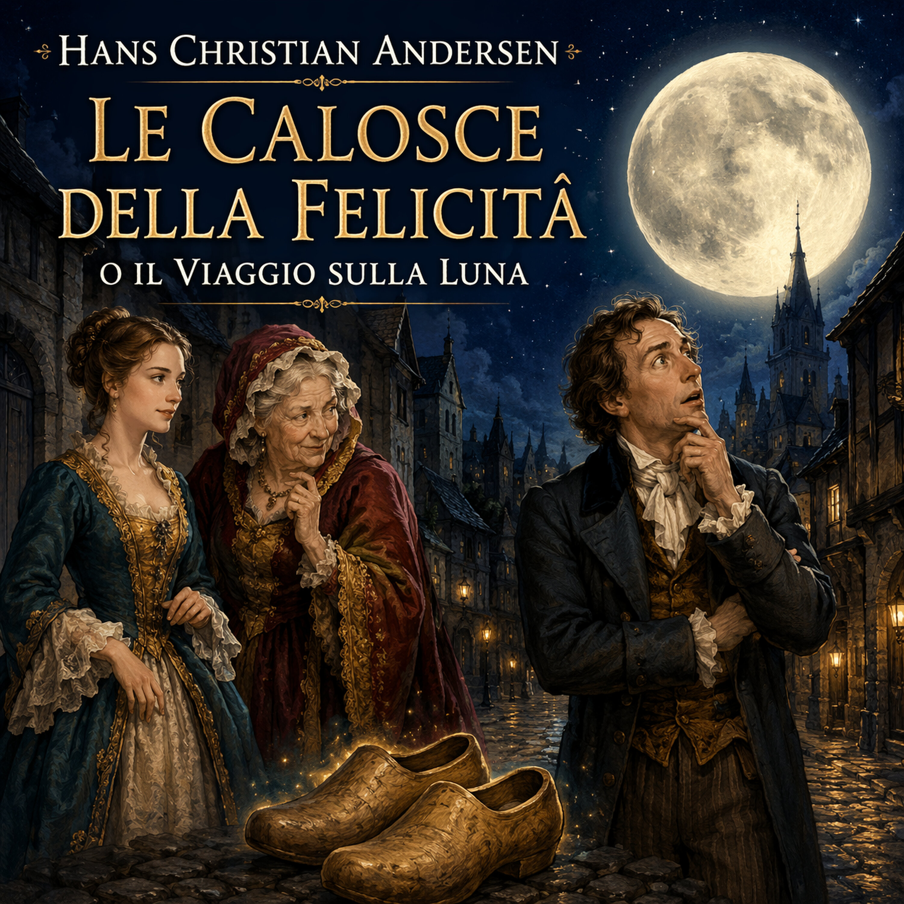 LE GALOSCE DELLA FELICITÀ O IL VIAGGIO SULLA LUNA-FIABA DI ANDERSEN episode artwork
