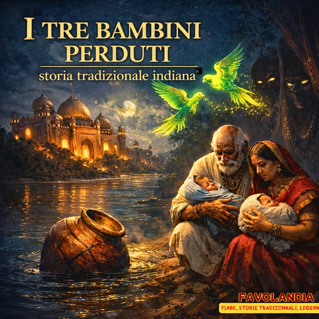 I TRE BAMBINI PERDUTI - STORIA TRADIZIONALE DELL'INDIA