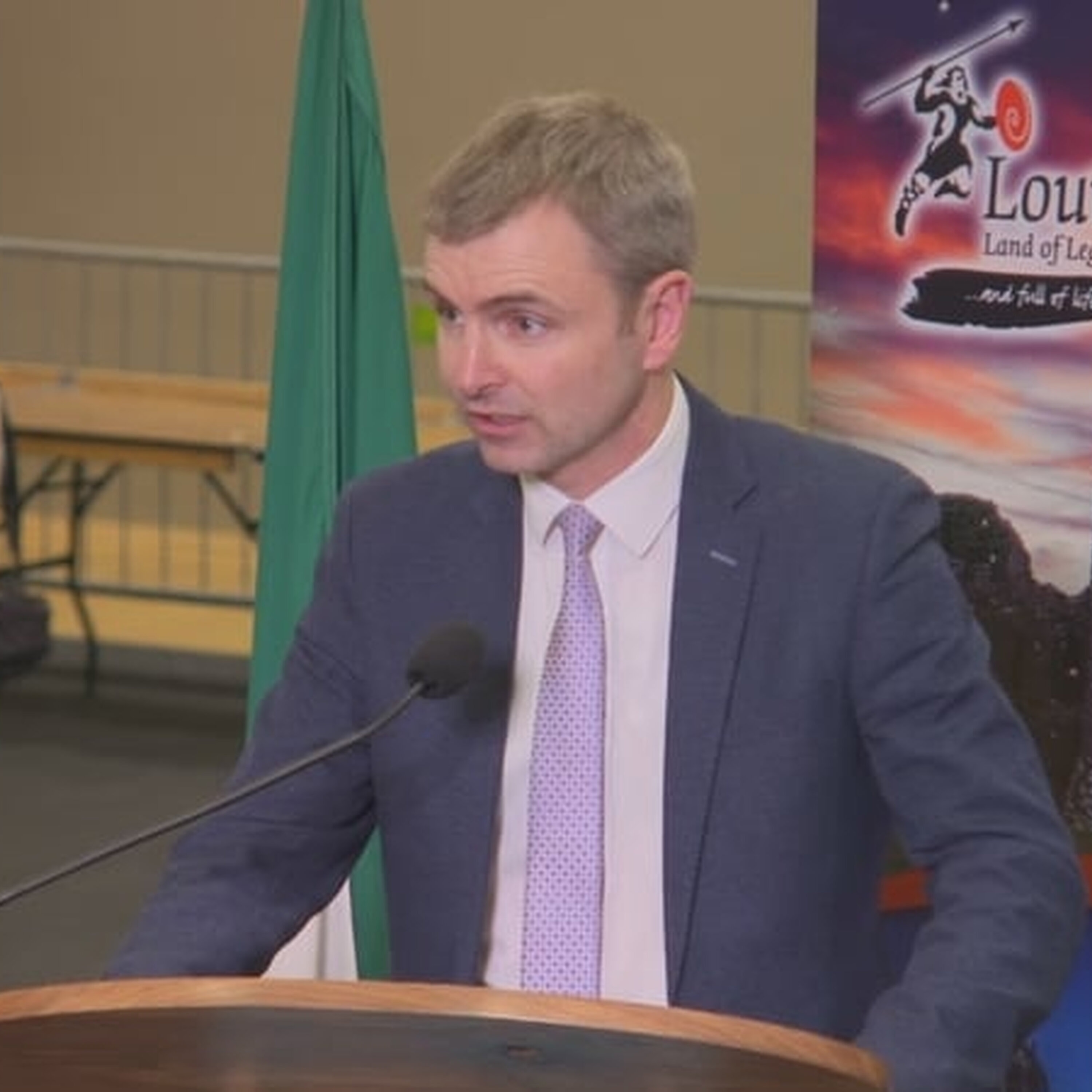 Ruairí Ó Murchú : TD SF i gContae Lú. Ruairí Ó Murchú : TD SF i gContae Lú.