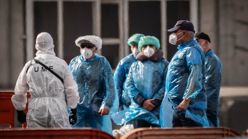 Thumbnail for First passengers evacuated from virus-hit cruise ship
