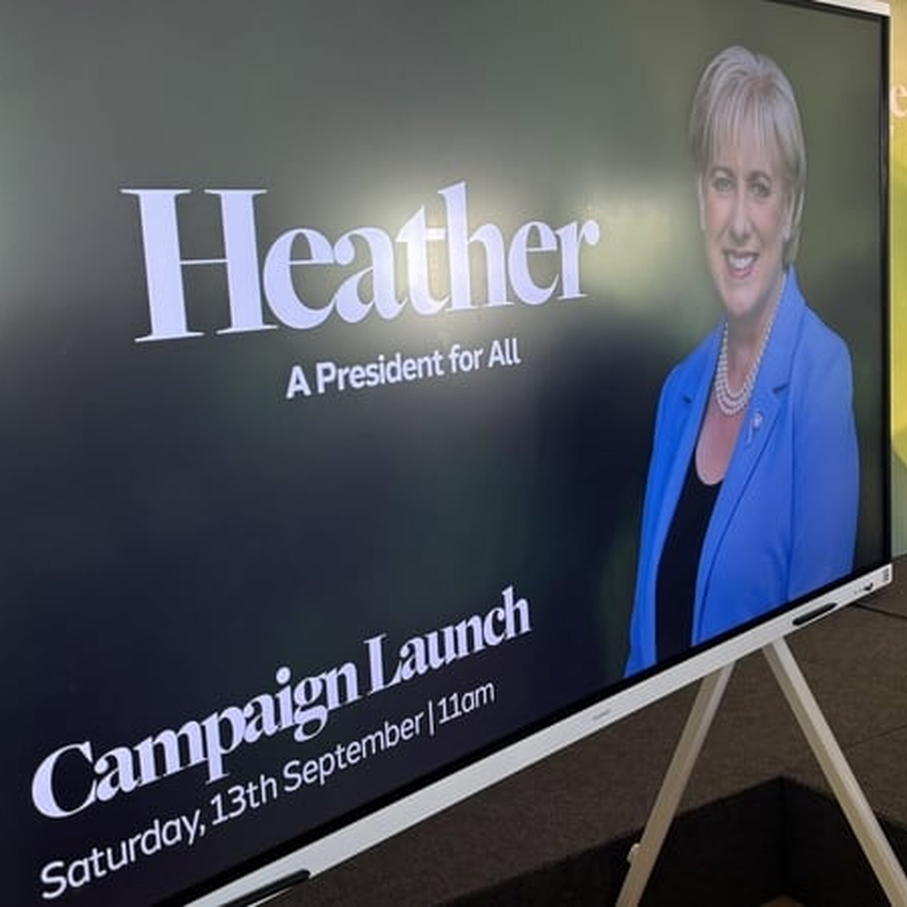 Heather Humphreys launches campaign as presidential race heats up