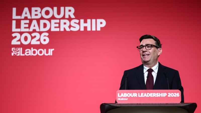 Thumbnail for Andy Burnham says he is 'ready to lead' as he takes over Labour party
