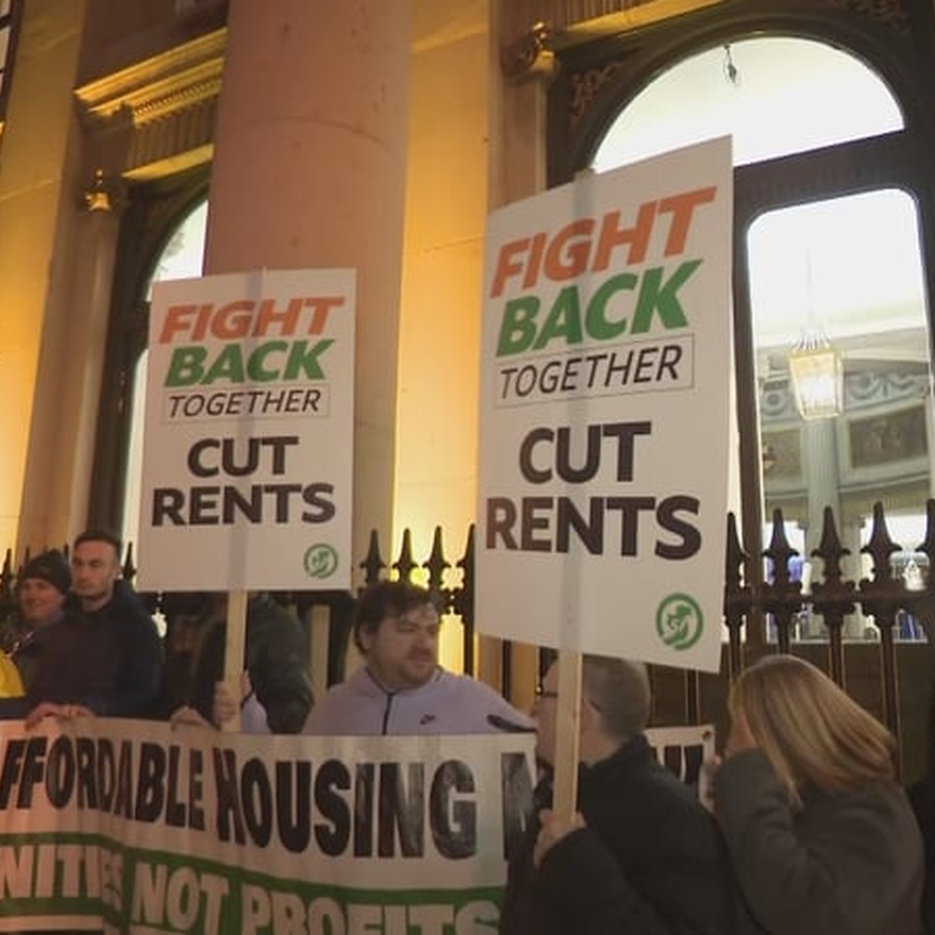 Dublin City Council narrowly passes annual budget amid rent hike protests Dublin City Council narrowly passes annual budget amid rent hike protests