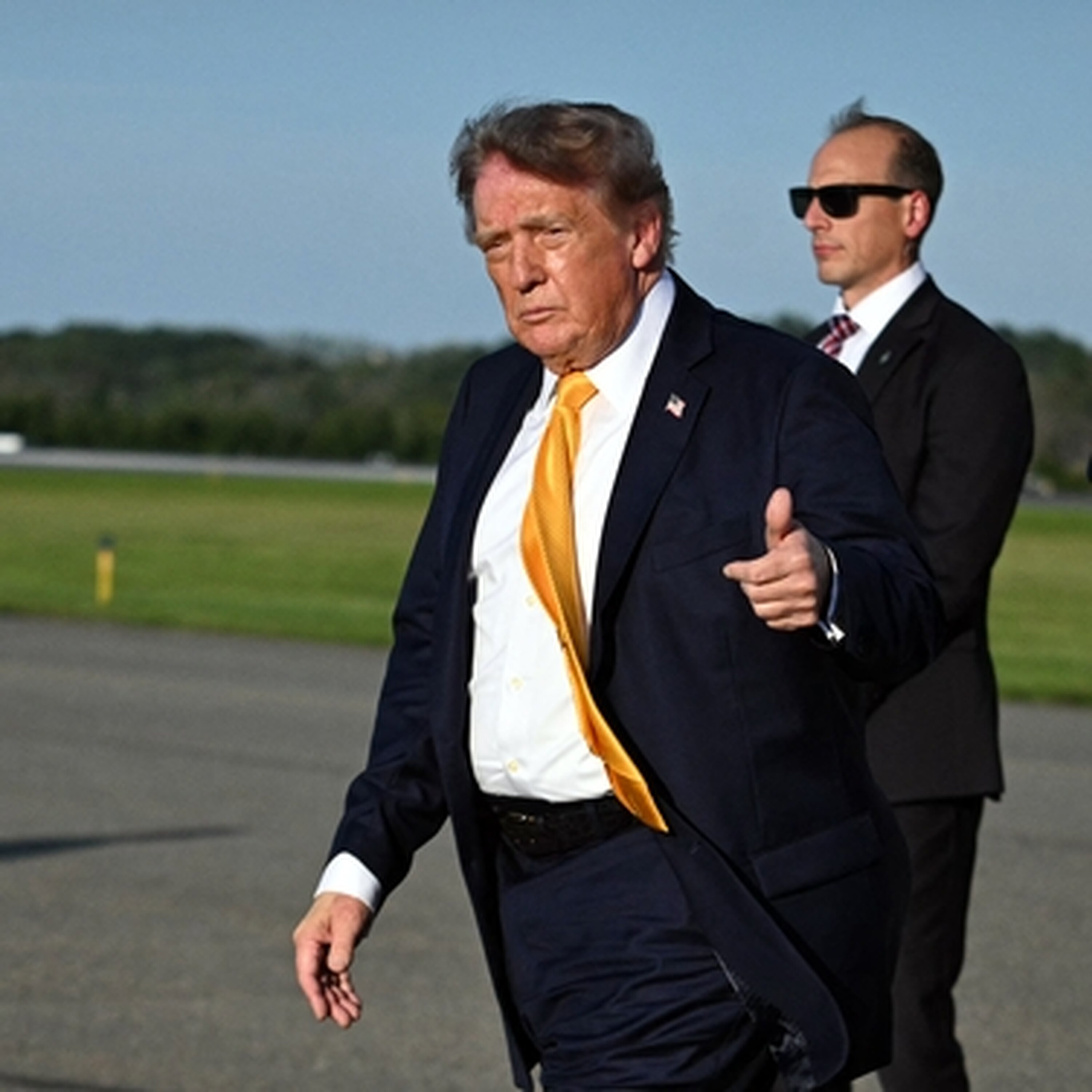 What security preparations are required for Trump's visit?