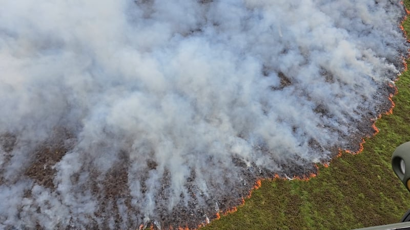 'Significant wildfire' remains active on Slievenamon