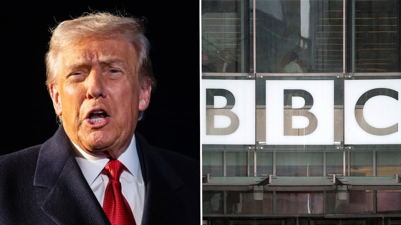 Trump threatens legal action amid BBC fallout
