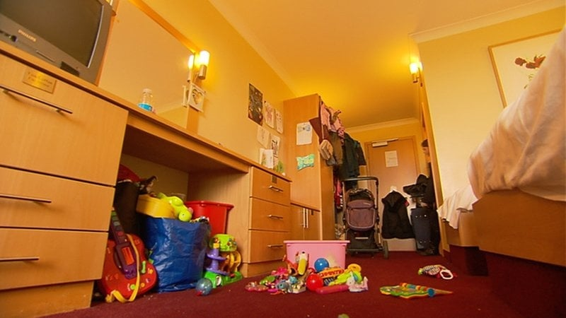 Living in emergency accommodation with children