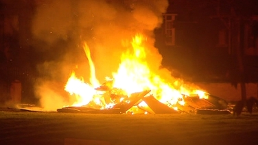 Neighbourhoods setting rivals' bonfire stockpiles on fire