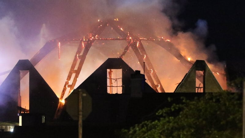 Donegal church destroyed in fire