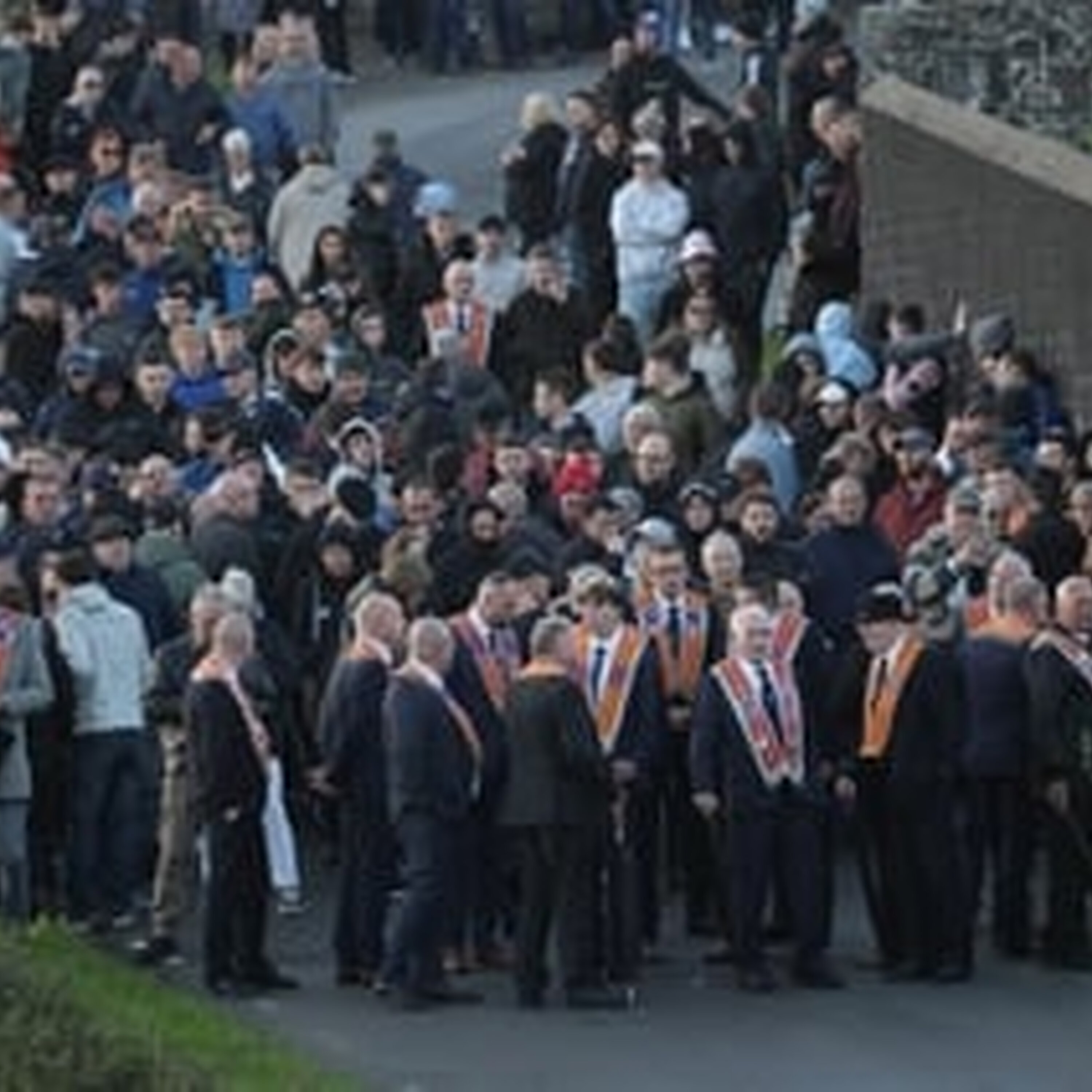 Orange order standoff continues Orange order standoff continues