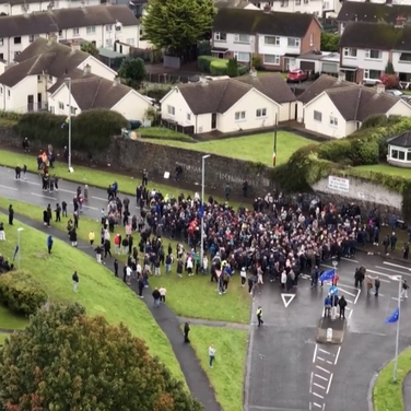 Yesterday's key moments on Garvaghy Rd.