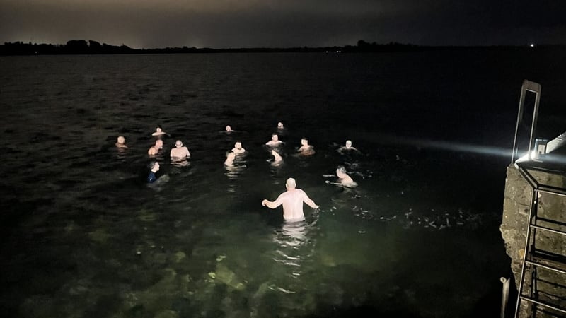 Taking a dip with Blueballs 'takes me out of my head'