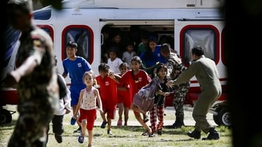Teacher saves hundreds of children from Nepal flash floods