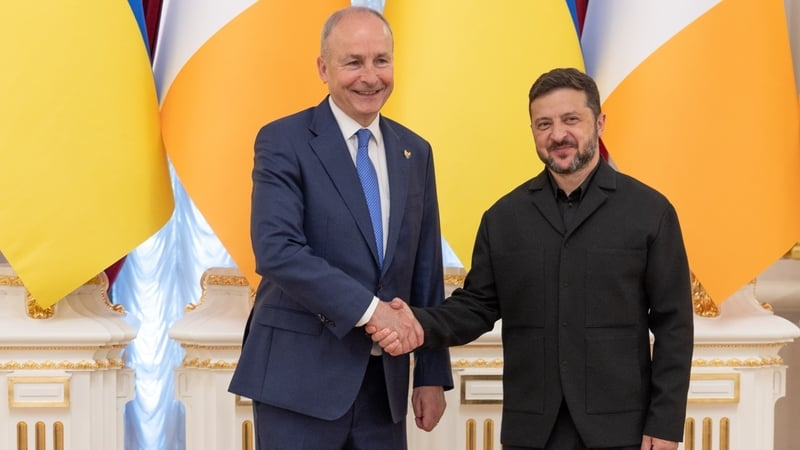 Taoiseach meets Zelensky in Kviv