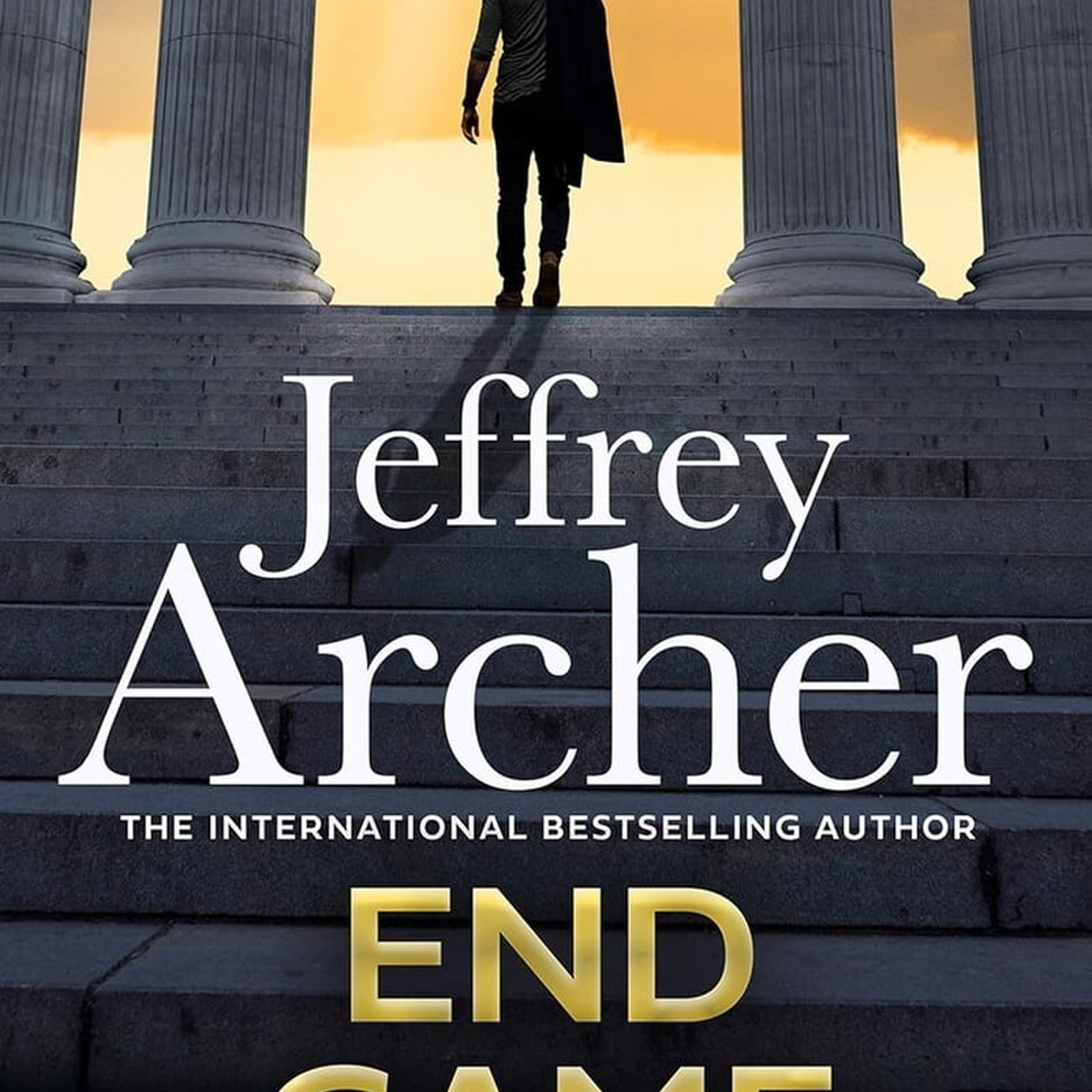 Jeffrey Archer with his latest and penultimate book!