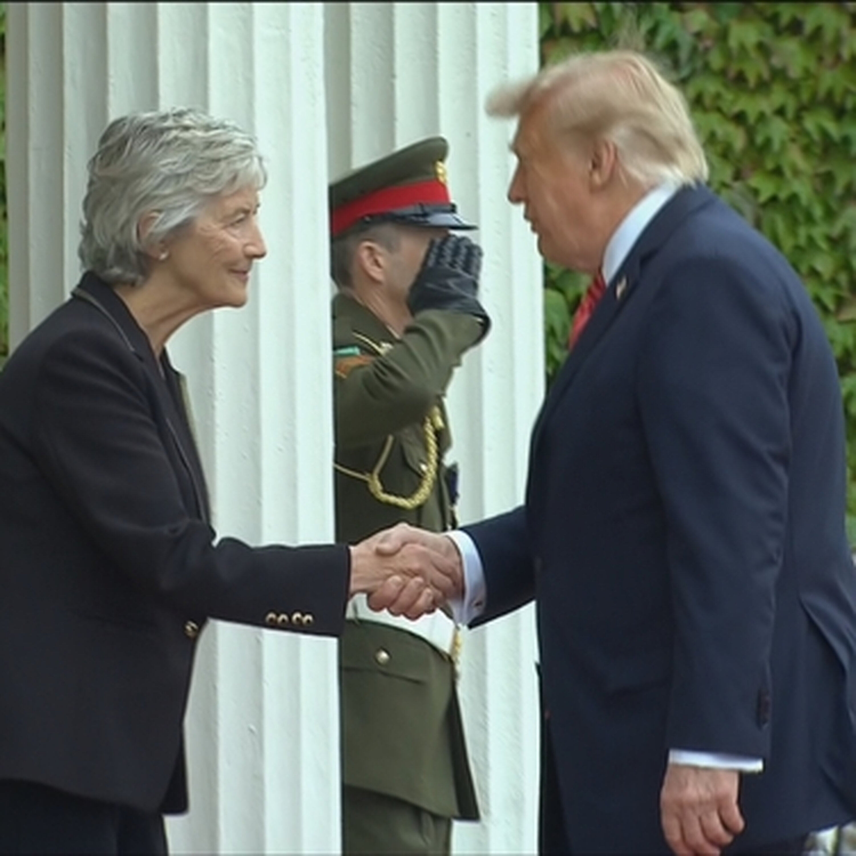 President Trump Meets President Connolly