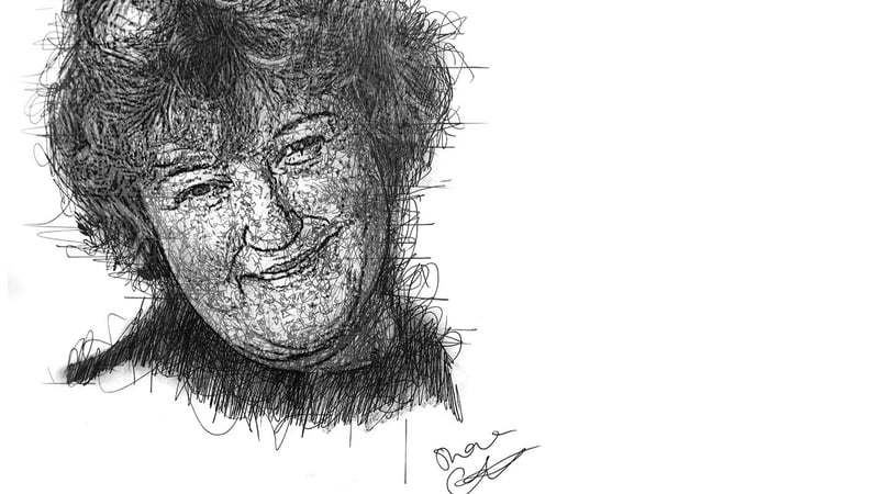 Shane Gillen's portrait honouring the late Brenda Fricker