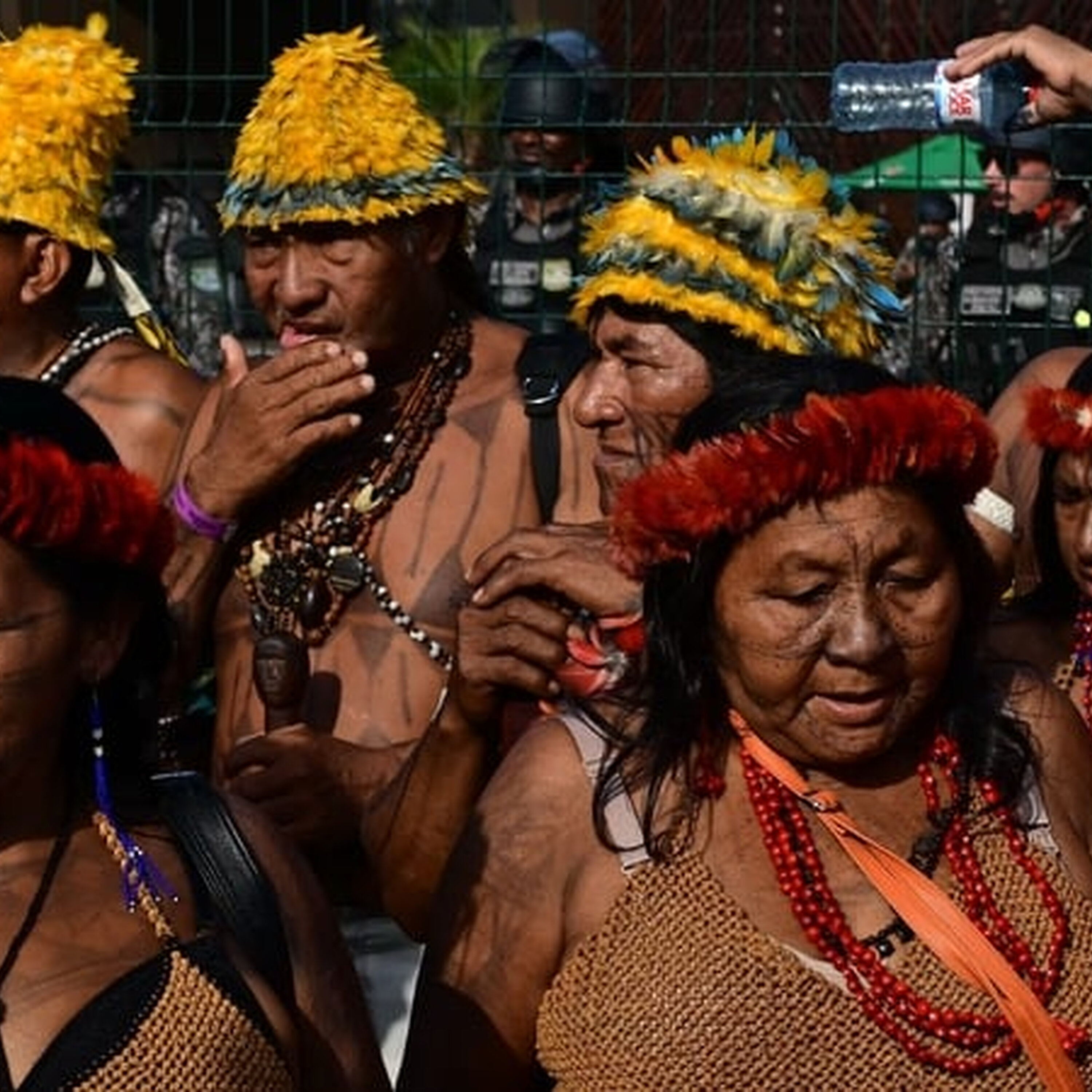 Cop 30 attempting to look unified while indigineous protestors block venue Cop 30 attempting to look unified while indigineous protestors block venue