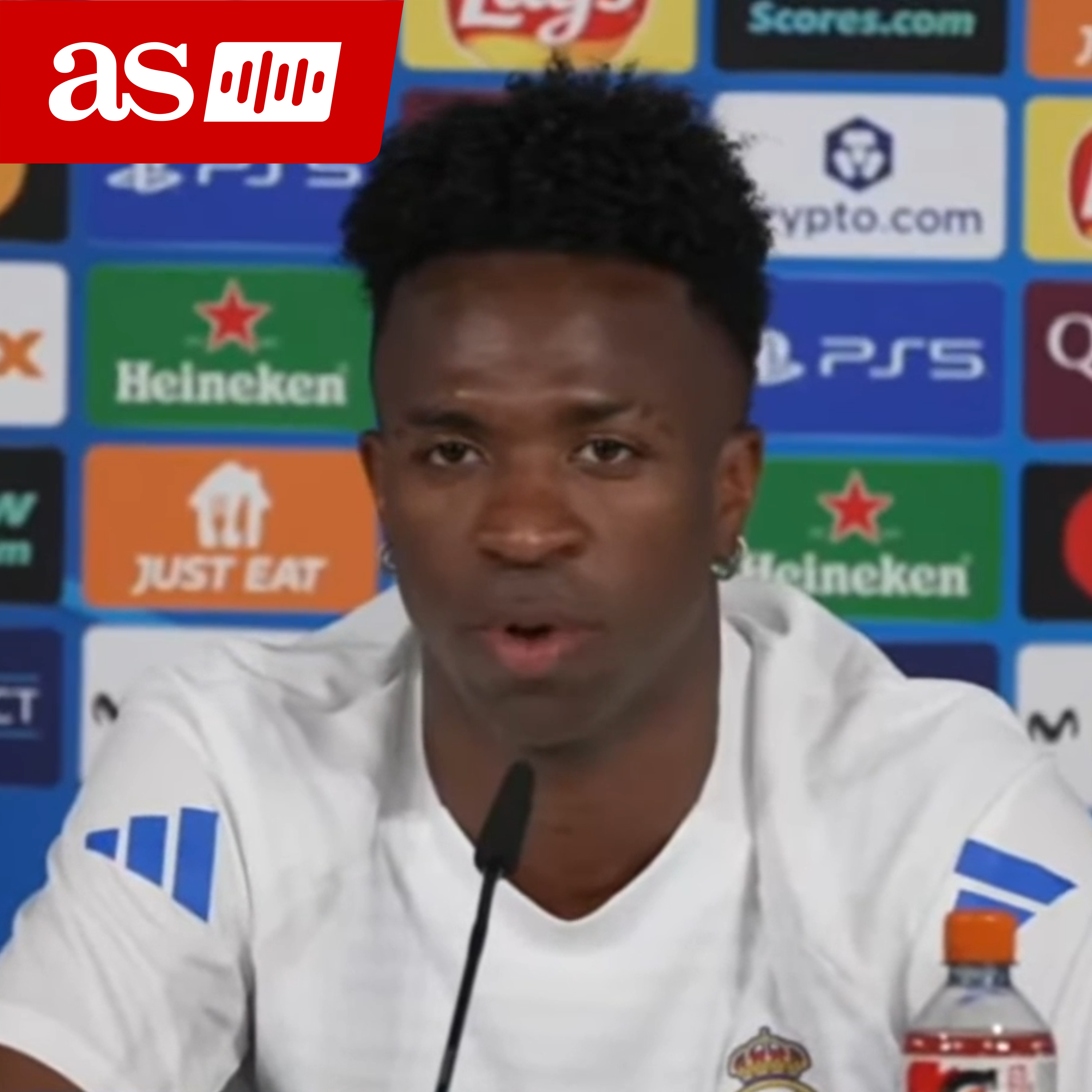 Imagen de Vinicius rueda de prensa completa hoy previa al Real Madrid - Bayern | Champions League