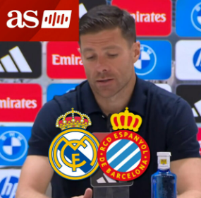 Imagen de Rueda de prensa de XABI ALONSO completa tras el REAL MADRID 2 - ESPANYOL 0