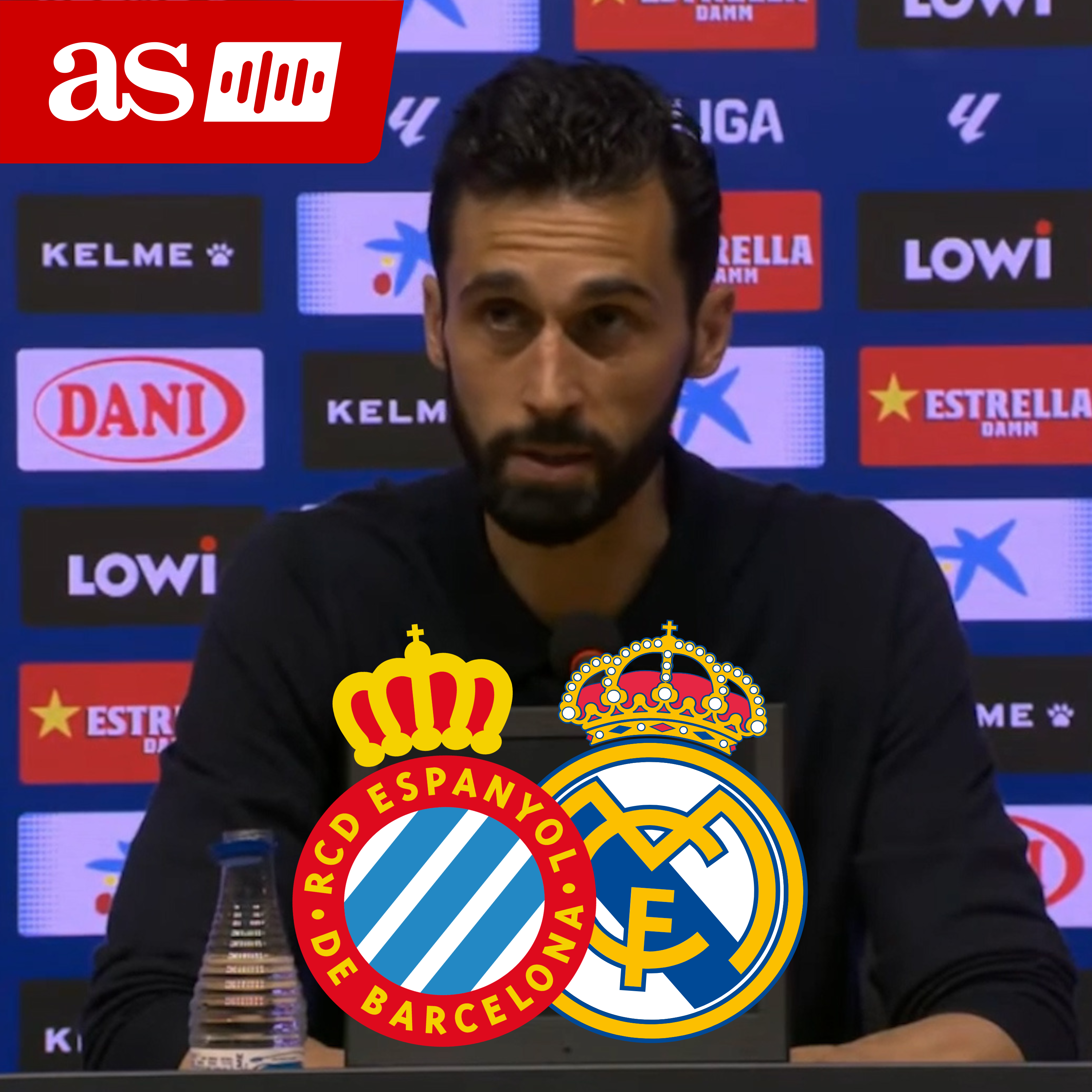Imagen de Arbeloa, tensa rueda de prensa tras el Espanyol 0 - Real Madrid 2