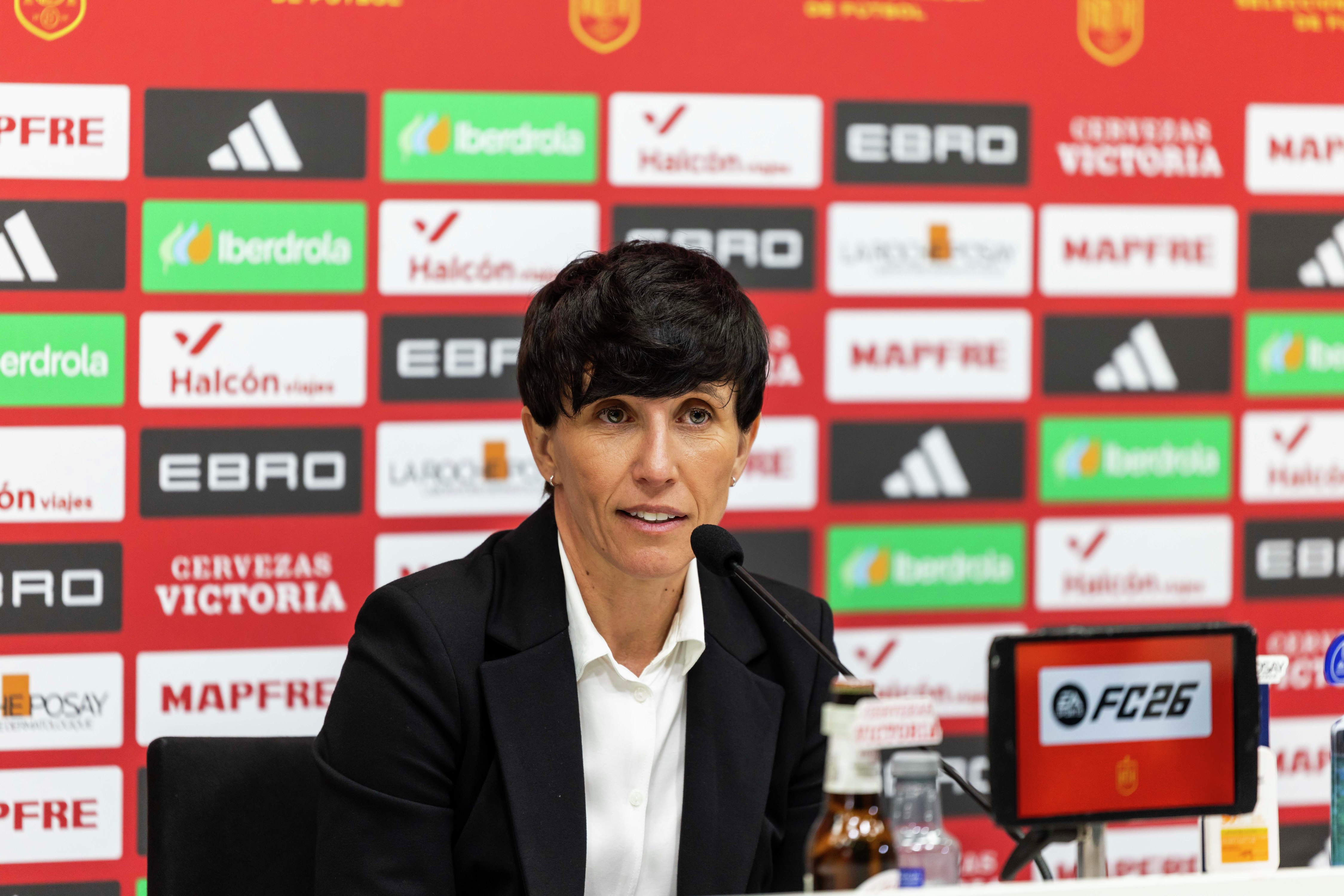 Imagen de SONIA BERMÚDEZ, rueda de prensa completa, previa a la IDA de la FINAL de la UEFA NATIONS LEAGUE