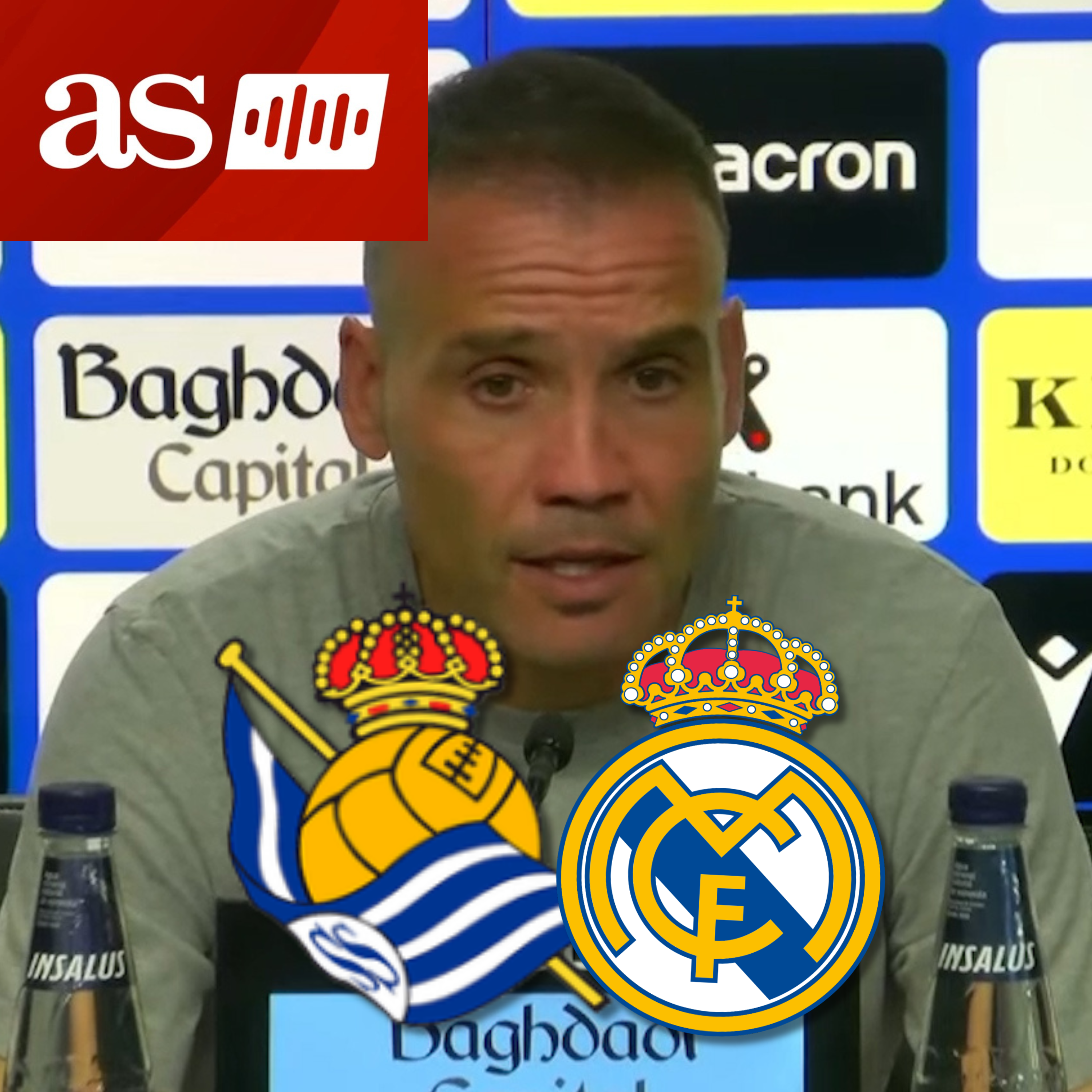 Imagen de Rueda de prensa de Sergio Francisco tras la derrota en Anoeta ante el Real Madrid