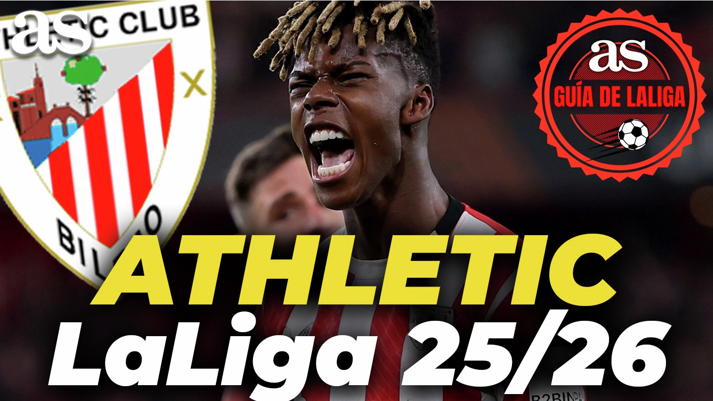 Imagen de ATHLETIC | GUÍA AS de LaLiga 25/26: alineación, fichajes, crack, revelación, NICO e IÑAKI WILLIAMS...