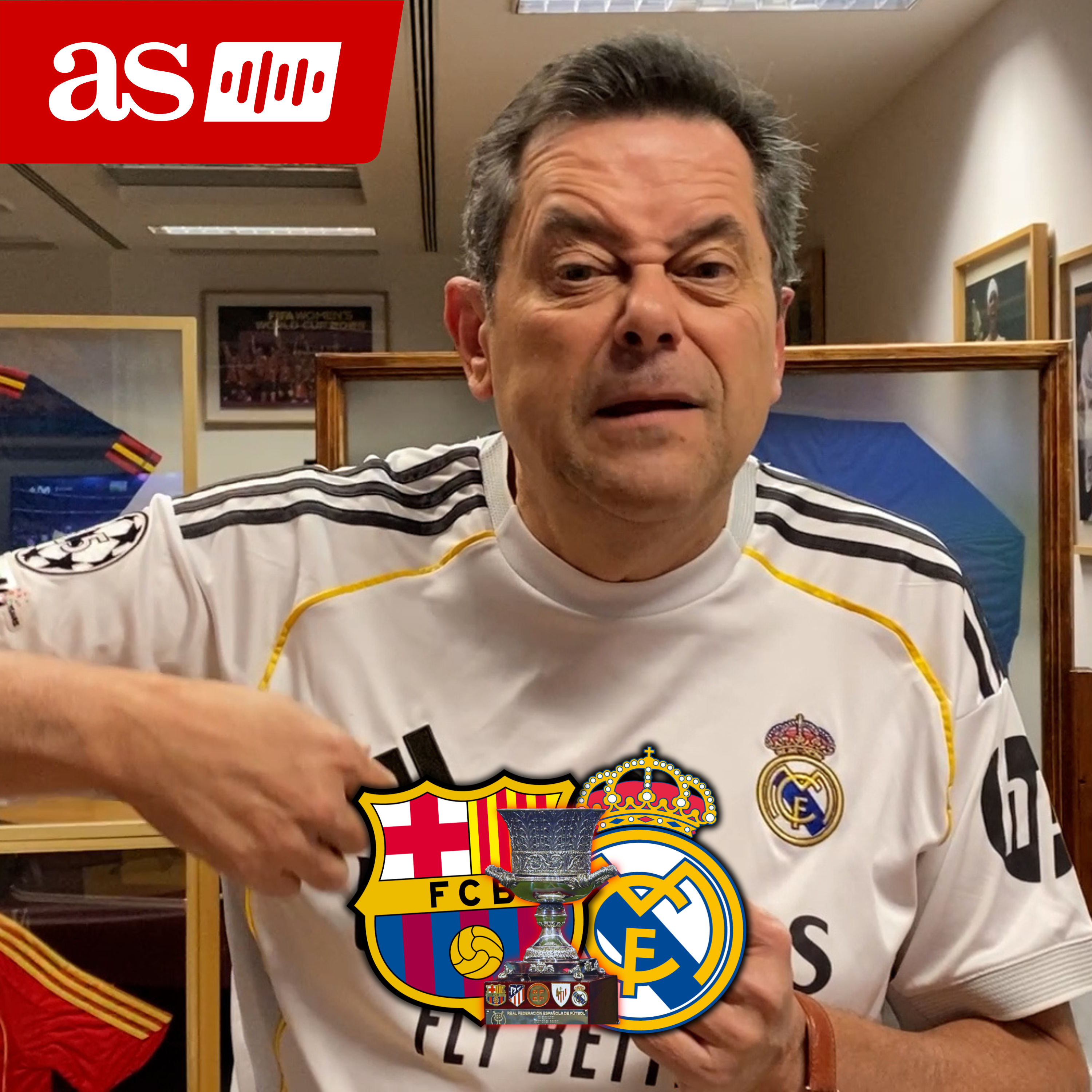 Imagen de Roncero, muy dolido tras perder otra final con el Barça: speech muy tajante | Barcelona 3 - Real Madrid 2