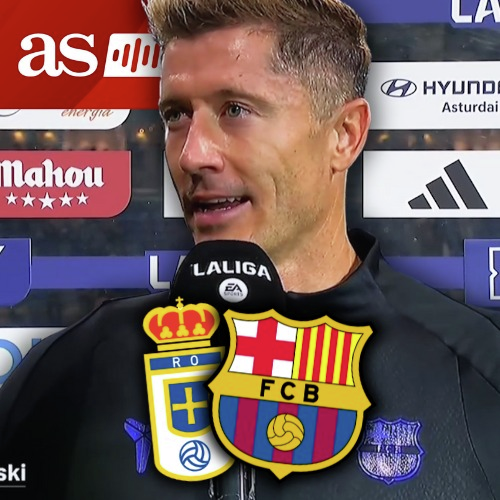 Imagen de ZONA MIXTA OVIEDO 1-3 FC BARCELONA: DECLARACIONES de LEWANDOWSKI, CUBARSI y ERIC GARC?A