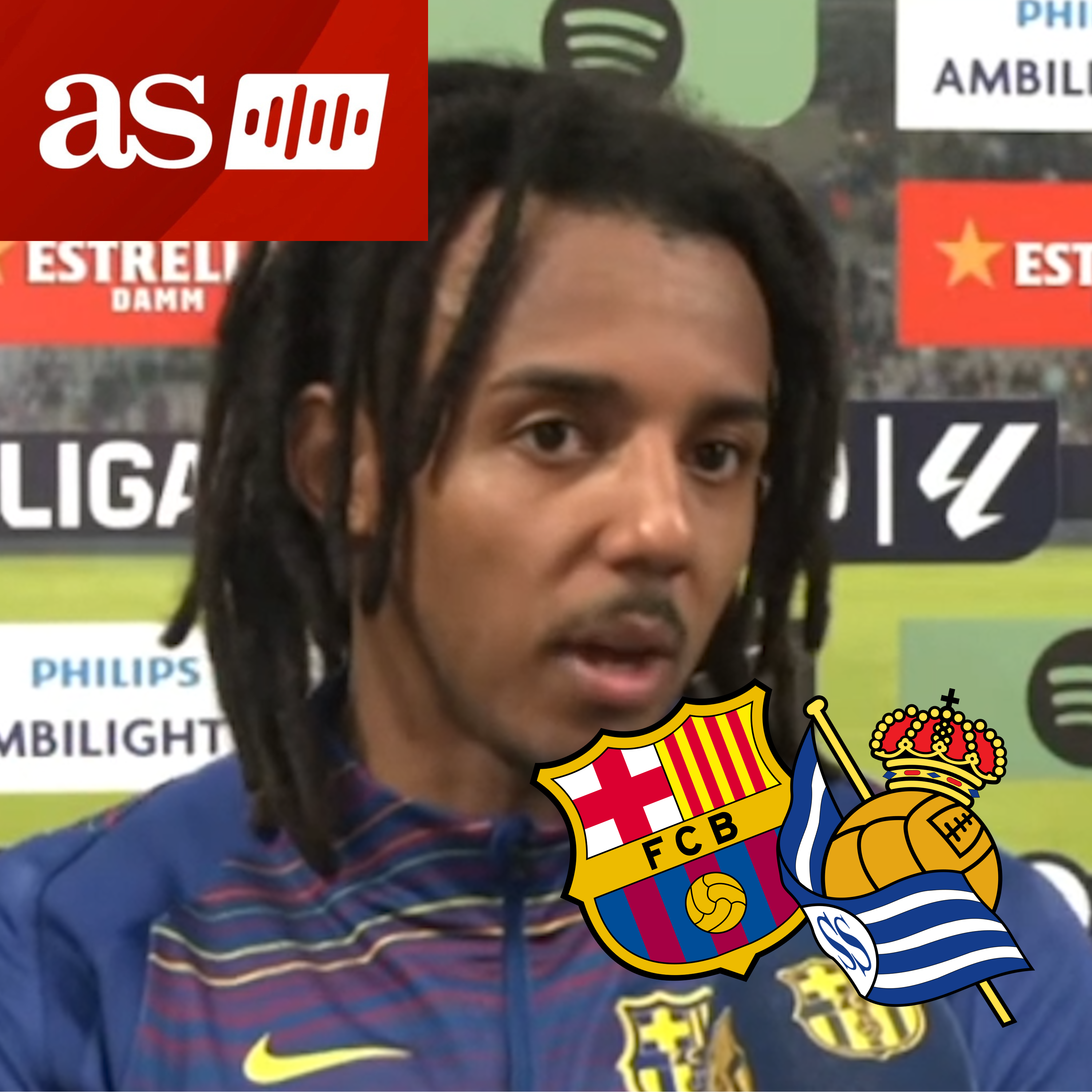 Imagen de ZONA MIXTA completa FC BARCELONA 2- REAL SOCIEDAD 1: KOUNDÉ, BARDHJI, DRO FERNÁNDEZ...