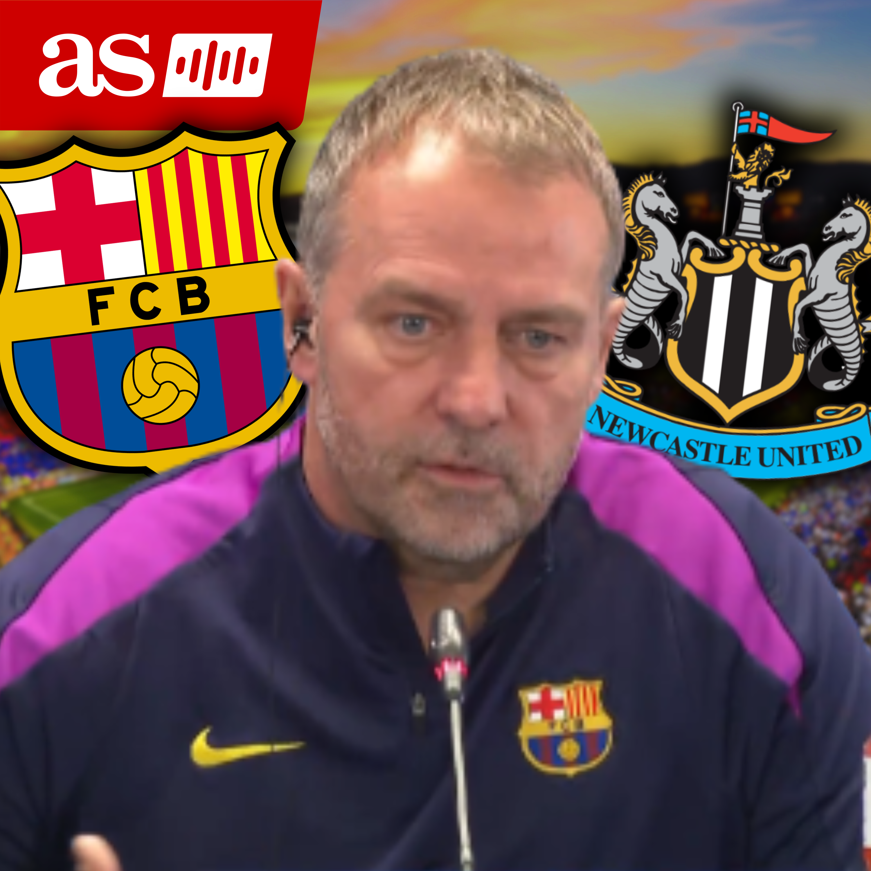 Imagen de Flick desgrana cómo hacerle daño al Newcastle tras el 1-1 de la ida y opina de la reeleción de Laporta