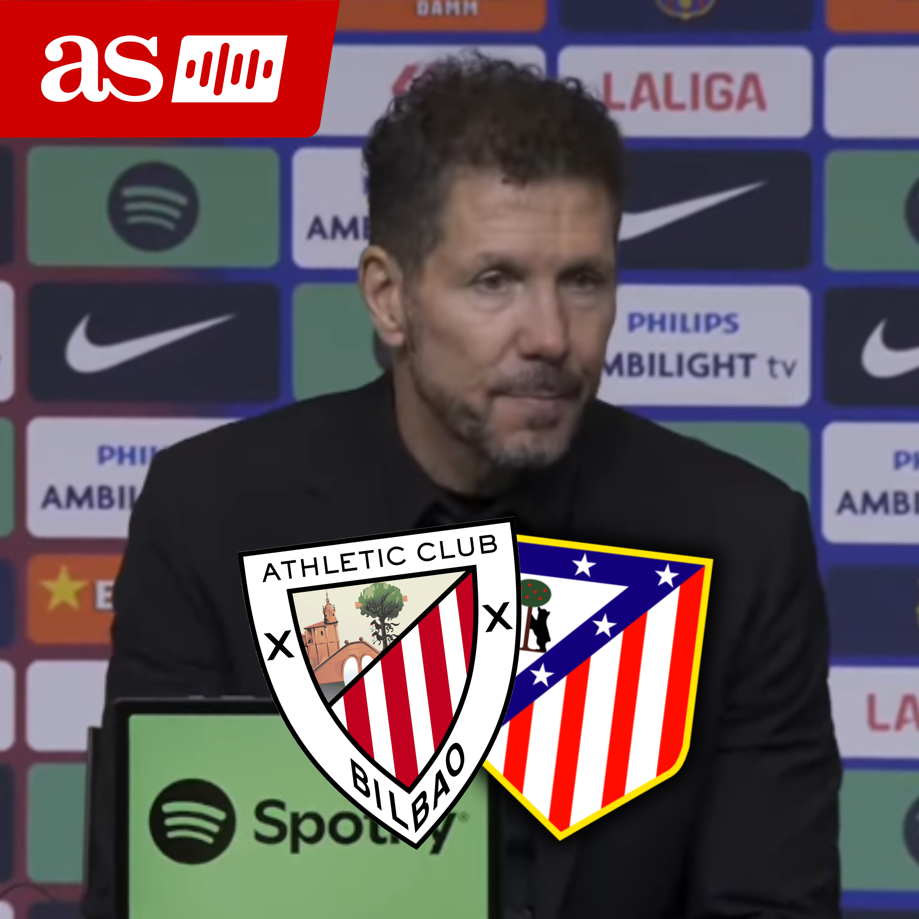 Imagen de RUEDA de PRENSA de SIMEONE previa al ATHLETIC vs ATLÉTICO de MADRID