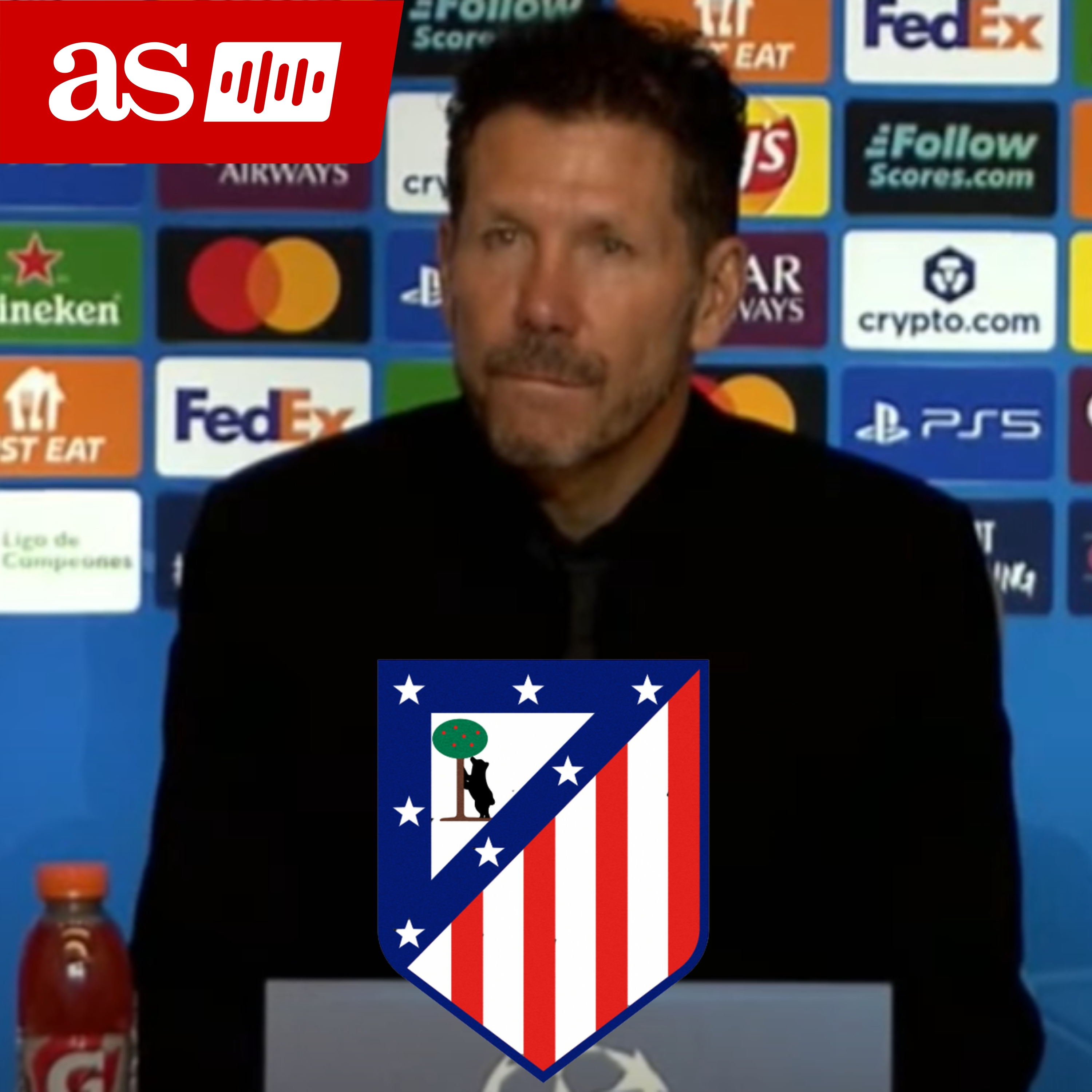 Imagen de SIMEONE, rueda de prensa completa hoy, ATL?TICO DE MADRID 5 - EINTRACHT FRANKFURT 1 | CHAMPIONS