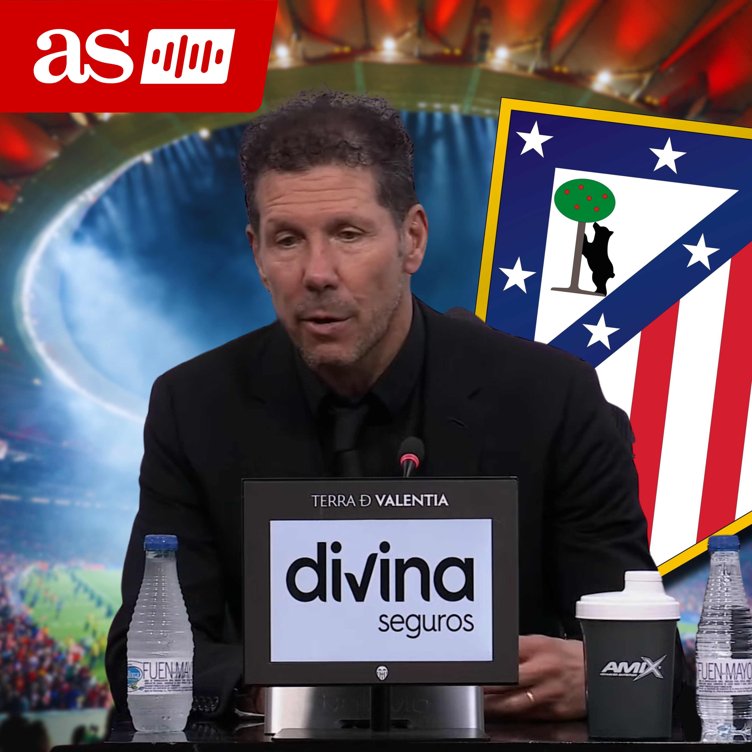 Imagen de Rueda de prensa de Simeone tras el Valencia 0 - Atlético de Madrid 2