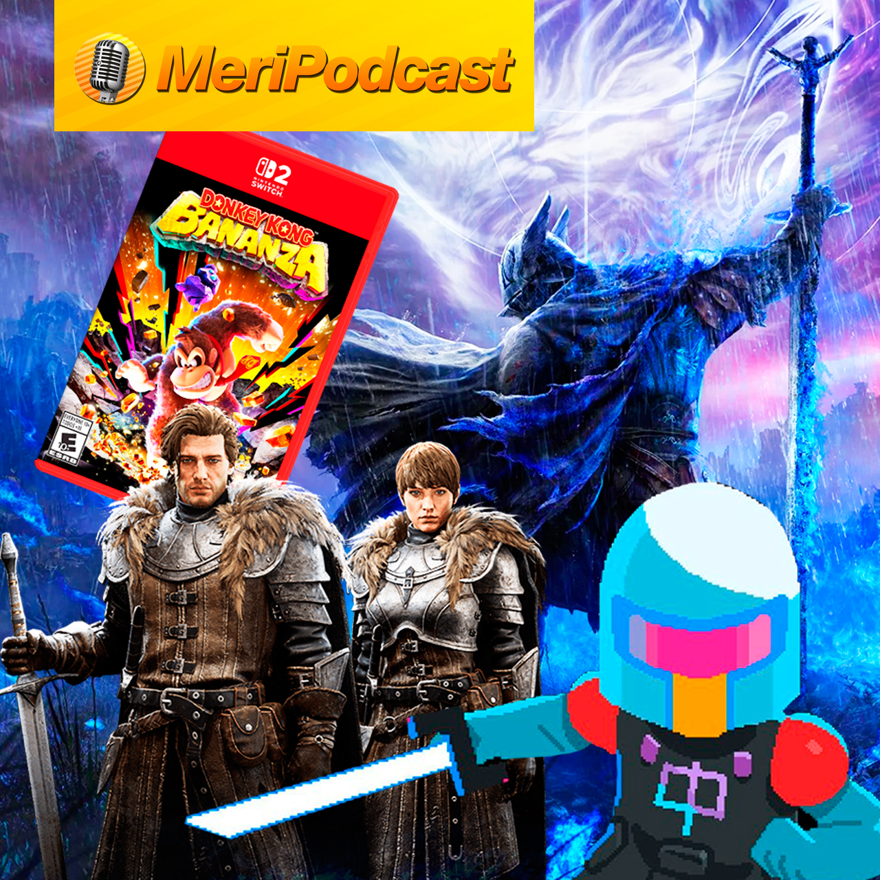 Imagen de MeriPodcast 18x33 | ¿Polémica artificial con Nintendo Switch 2? Análisis de Elden Ring Nightreign