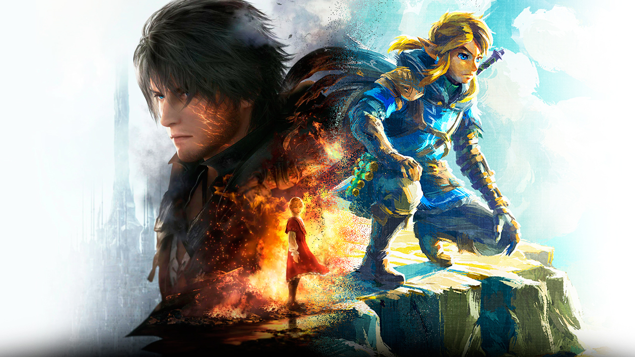 Imagen de Zelda Tears of the Kingdom y Final Fanasy XVI, candidatos a todo