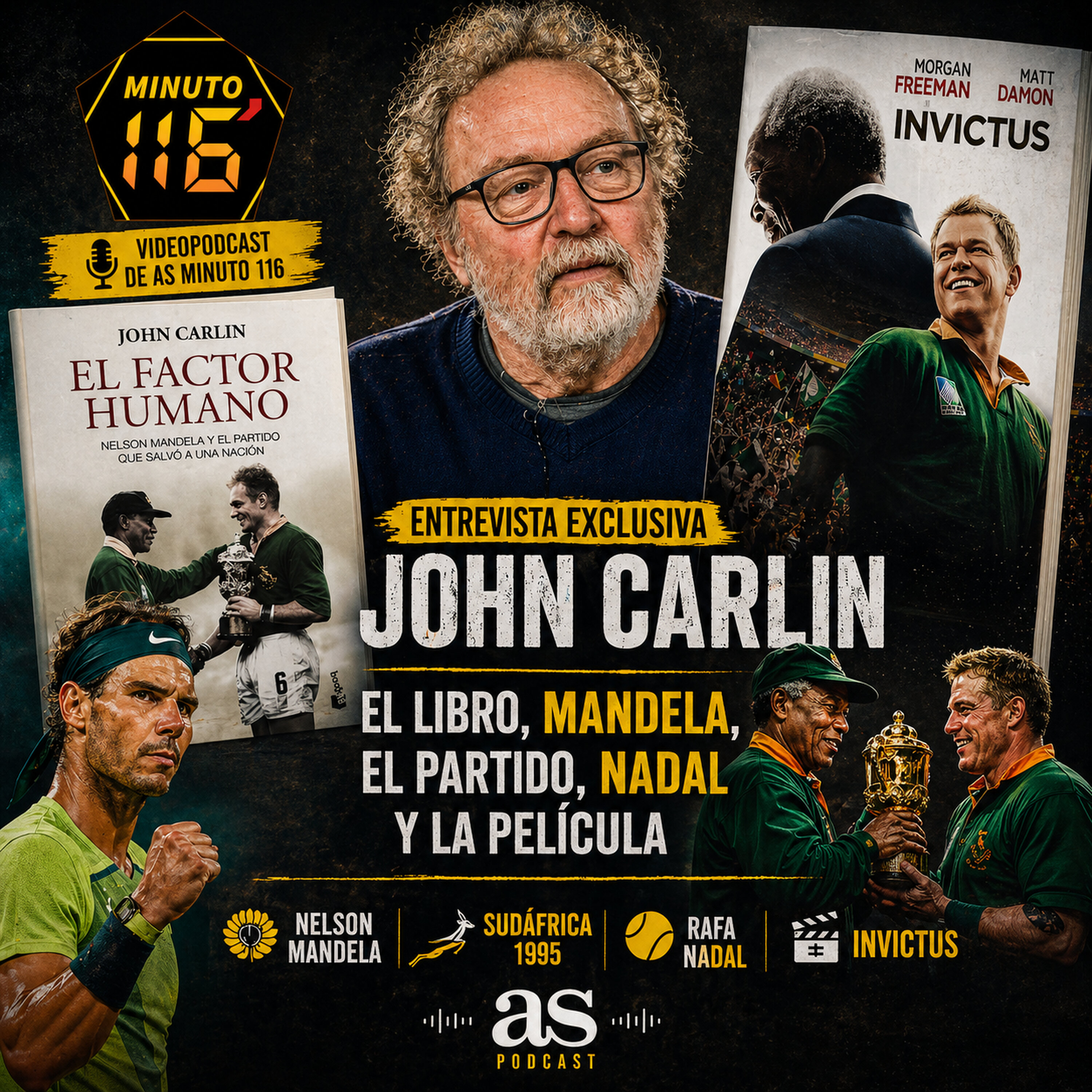 El libro definitivo del día que el deporte cambió la historia y un país | Entrevista a John Carlin Minuto 116 episode artwork