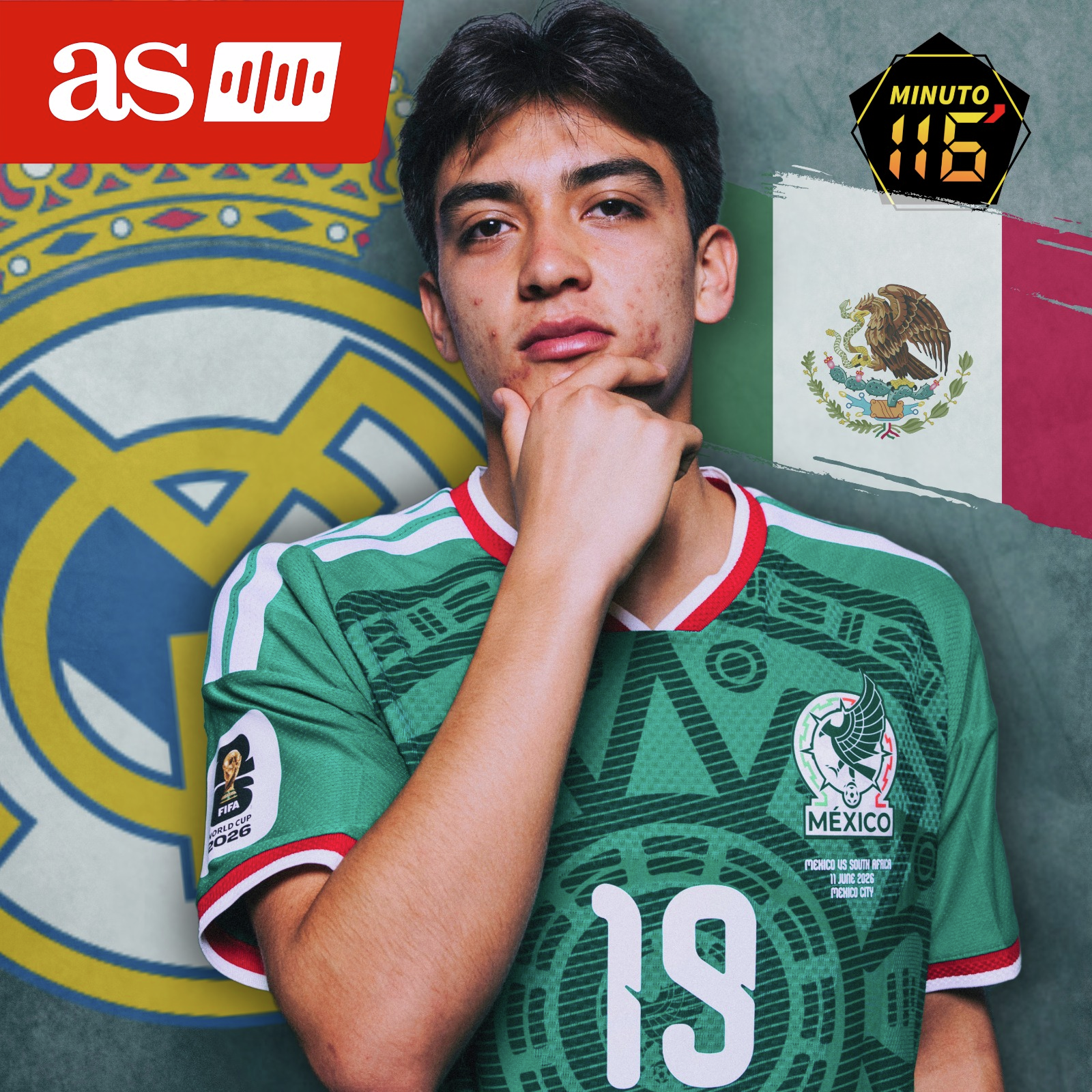 Imagen de La primera estrella del Mundial: Gilberto Mora, ¡el Real Madrid muy atento!